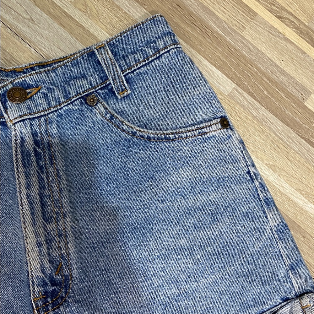 LEVI’s Vintage high waisted jean shorts size kids girls 14 slim - Picture 5 of 9